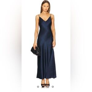 All Saints Midnight Blue Neo Maxi Dress- hang tag intact- new!